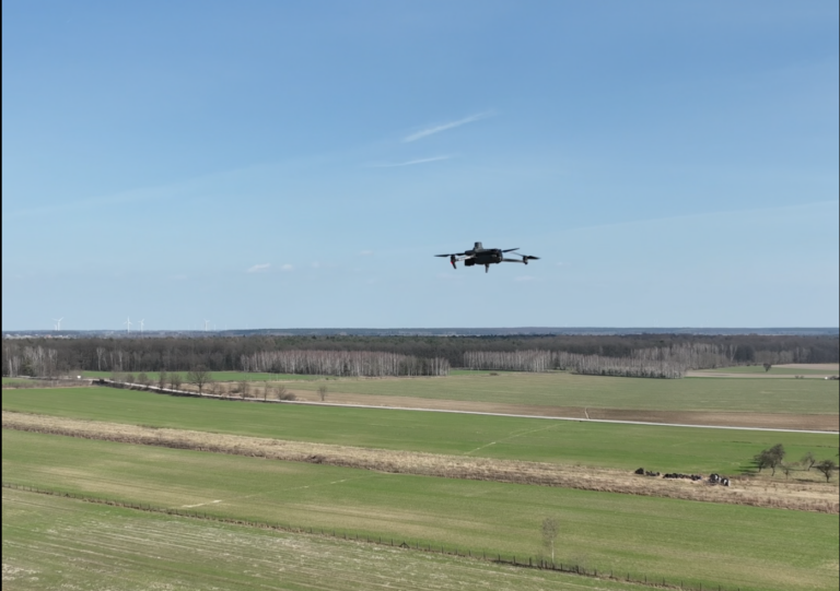 Mapowanie szkód w uprawach dronem